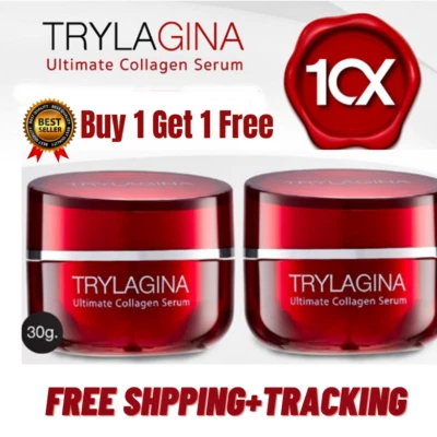Trylagina Ultimate Collagen Serum 10X Moisturizing Whitening Anti-Wrinkle 30g x2 - Image 1 of 4