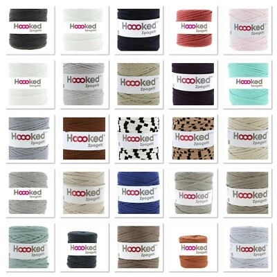 (€ 0,07/Meter) 4x120 Meter Textilgarn Pouf Teppich Hoooked Zpagetti Hooked - Bild 1 von 4