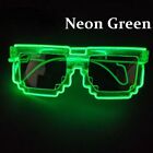 Party Supplies Mosaic Luminous Glasses Plastic Neon Glasses