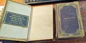 Antique Bible & Worship , Civil War 1862 Presentation Rep. William B. Bigler MD. - Imagen 1 de 16