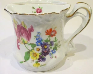 Taza de afeitar reproducción de tulipán y flores  - Imagen 1 de 3