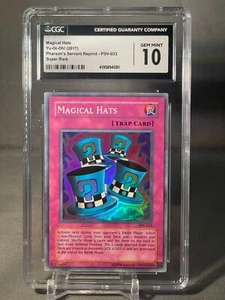 YUGIOH! 2017 MAGICAL HATS PSV-033 CGC 10 SUPER RARE - Picture 1 of 2