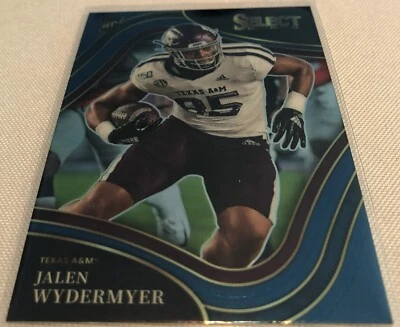 2022 Select Draft Football Jalen Wydermyer Texas A&M Blue Field Level Rookie 117 - Image 1 of 4