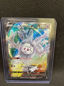 Galarian Cursola V 071/073 Ultra Rare Holo Full Art Pokemon Champion's Path - Picture 1 of 6