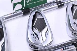 Ping G430 Irons / 6-PW+45° / Orange Dot / Stiff Flex Dynamic Gold S300 105 - Picture 1 of 7