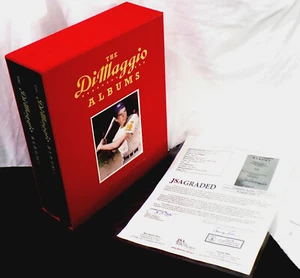 JOE DIMAGGIO HOF Signed *JSA 10 Autograph The DiMaggio Albums 2 Books JSA 💎 LOA - Picture 1 of 20