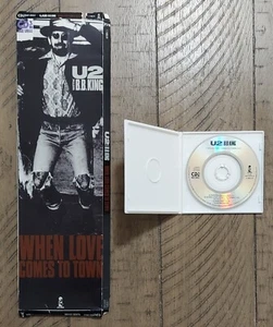 U2 - When Love Comes To Town USA 3" Mini-CD Single 2-96570 w/ LONGBOX ULTRA RARE - Picture 1 of 16