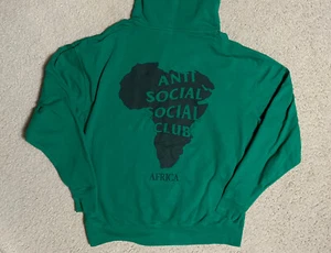 Anti Social Social Club "AFRICA" grüner Hoodie HERREN Gr. XL grün - Bild 1 von 11