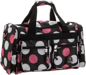 Rockland Duffel Bag 19" Multi/Pink Dot - Picture 1 of 4