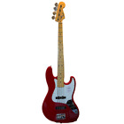 Fender Made In Japan Hybrid Ii Maple Fingerboard Modena Red Jazz Bass
