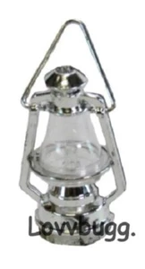 Silver Lantern Realistic Mini for American Girl Doll Accessory FREESHIP ADDONS! - Picture 1 of 12