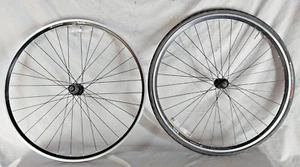 Alexrims DA16 700c Road Bike Wheel Set 130/100 32S Black Hyperglide USA Shipper! - Picture 1 of 12