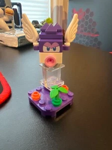 lego mario minifigure, spiny cheep cheep, New, purple, rare, #71386 - Picture 1 of 3