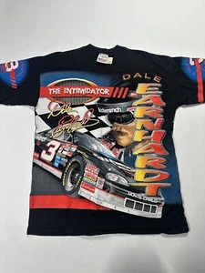 Dale Earnhardt Sr. Intimidator Shirt NASCAR ALL OVER PRINT L 90’s  - Picture 1 of 4