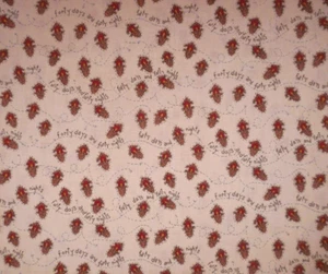 Nursery Fabric By The Yard Noahs Ark 40 Days & 40 Nights Tan Baby Cotton Vtg HTF - Picture 1 of 2
