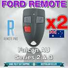 2 x To Suit Ford AU Falcon/FPV/XR6/XR8 Car/UTE Remote Series 2 & 3 99-02 AU2/AU3