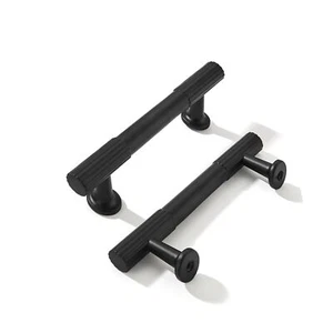 3 Inch Hole Center 10 Pack Matte Black Heavy Duty Solid Cabinet Pulls Kitchen... - Picture 1 of 4