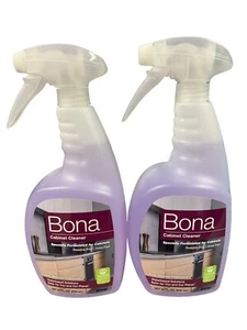 Bona Cabinet Cleaner Waterbased Solutions 32oz Lot Of 2 Bottles NEW DISCONTINUED - Picture 1 of 5