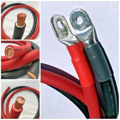 4/0 AWG 0000 Gauge Copper Battery Cable Power Wire Auto-Marine-Inverter-RV-Solar - Image 1 of 4