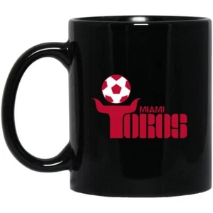 Miami Toros Becher 11 Unzen Black Ceramic | NASL Soccer Team - Bild 1 von 1