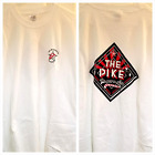 The Pike Brewing Co. Company Seattle White 2 Logo T-Shirt Size X-L, X- Large NOS