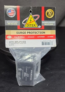 Ditek DTK-MRJPOE 10GB Ethernet Surge Protection New FAST SHIP!💨✅ - Zdjęcie 1 z 11