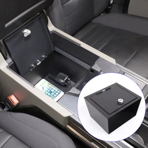 Fits For Hummer EV 2024 Central Control Armrest Box Privacy Storage Box Black - Imagen 1 de 7