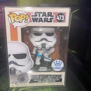 Funko Pop! Vinyl: Star Wars - Concept Series Stormtrooper -Funko (Exclusive)#473 - Picture 1 of 6