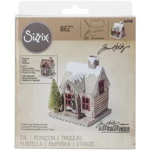 TIM HOLTZ  BIGZ DIE VILLAGE WINTER SIZZIX 660988 RETIRED REQUIRES 660992 - Picture 1 of 5