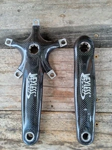 175mm Weyless Team Carbon Cranks- Road Bike Race-130 BCD - Picture 1 of 7
