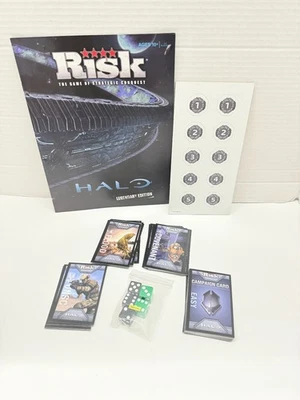 Halo Risk Legendary Edition Replacement Parts Dice Tokens Instructions Cards New - Image 1 of 4