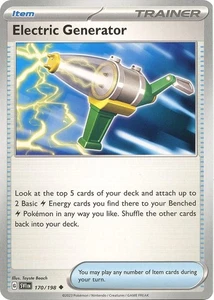 Electric Generator 170/198 | Scarlet & Violet | Pokémon TCG Trainer Item NM - Picture 1 of 1
