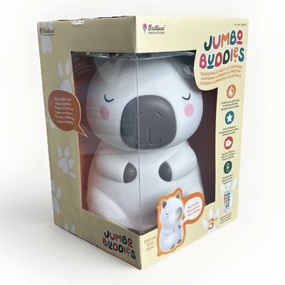Jumbo Buddies Lámpara Exprimible Capibara Regulable Guardería Niño Luz Nocturna 12" Nuevo Foto 1 de 4
