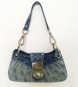 Vintage Guess Mini Signature Bag / Clutch" Rare" - Picture 1 of 12