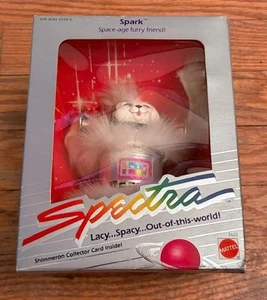 Vintage 1986 Mattel 3628 Spectra Spark Dog Space-age Furry Friend Barbie NIB - Picture 1 of 6