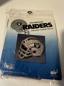 Vintage Los Angeles Raiders Inflatable Football Helmet NFL by Air Leaders - Picture 1 of 5