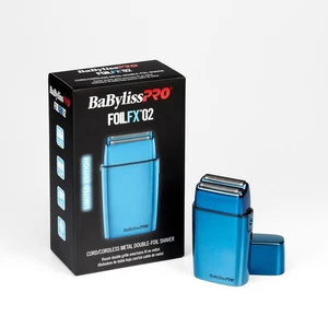 BabylissPRO FoilFX02 Cordless Double Foil Shaver - Blue (E610) - Picture 1 of 7