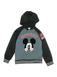 Disney Girls Gray Zip Up Hoodie 7 - Picture 1 of 2