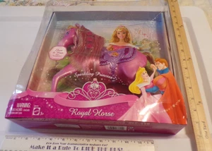 LOOK 2008 MATTEL DISNEY PRINCESA AURORA [CABALLO REAL] NUEVO EN CAJA - Imagen 1 de 7