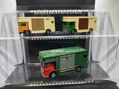 Matchbox Superfast X 1977 #40 y #17 Bedford Horse Box Van Inglaterra con caballos como nuevo Foto 1 de 4