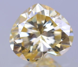Lab-Grown Diamant 3,30 Karat intensiv gelb CVD, Herz, Klarheit VVS1 - zertifiziert - Bild 1 von 6