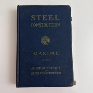 STEEL CONSTRUCTION MANUAL OF AISC by Austin H. Bacher 1949 Vintage - Picture 1 of 11