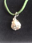 Hamster / Gerbil Tg267 Fine English Pewter On 18" Green Cord Necklace