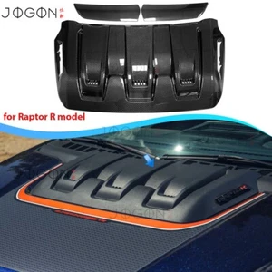 Raptor R Real Carbon For Ford F150 Raptor R 23+ Engine Hood Air Vent Scoop Decor - Picture 1 of 16
