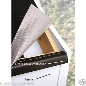 Fascia Vents - Over Fascia Ventilation For Roof Eaves Ventilation 10mm Air Flow - Picture 1 of 8