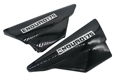 Juego de cubiertas laterales para motocicleta Yamaha DT175MX 1979 a 1993 - negro Foto 1 de 4