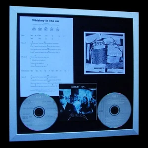 METALLICA Whiskey In The Jar LTD MUSIC CD QUALITY FRAMED DISPLAY+FAST WORLD SHIP - Imagen 1 de 7