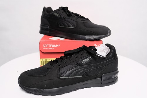 Puma Graviton Sneakers Uomo Nero EU Taglia 45 Nuove Fattura IVA