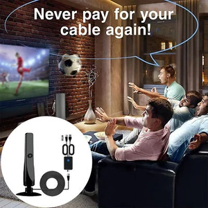  Antenna Gain Antenna with   for Range Hdtv Reception - Zdjęcie 1 z 10