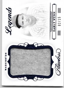 2020 Panini Flawless Early Wynn 02/15 Legends Jumbo Material Game Used #LJM-EW - Picture 1 of 2